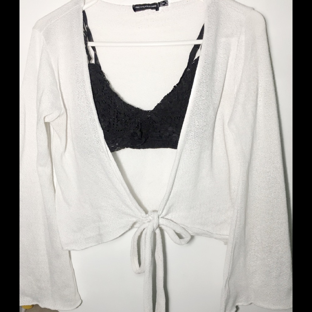 WHITE TIE FRONT 🖤